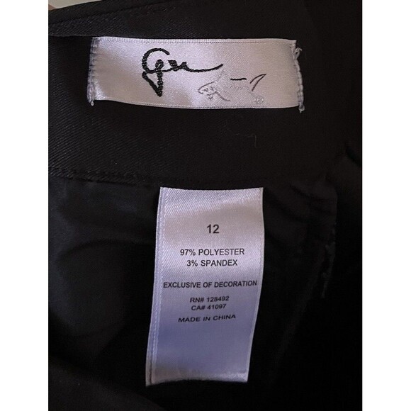 Guy Harvey Women's Black Dress Pants Slacks Stretch Size 12 - Picture 5 of 7